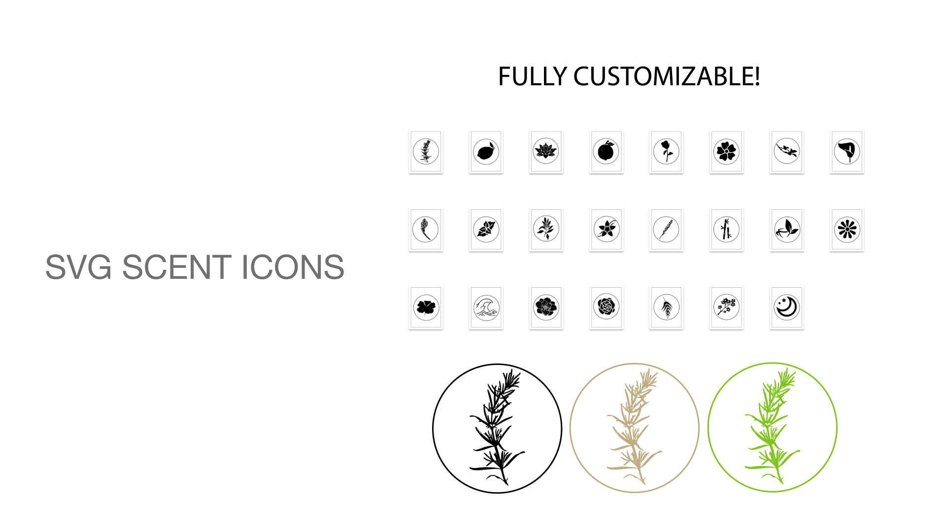 Scent Icons by Derrick Fludd