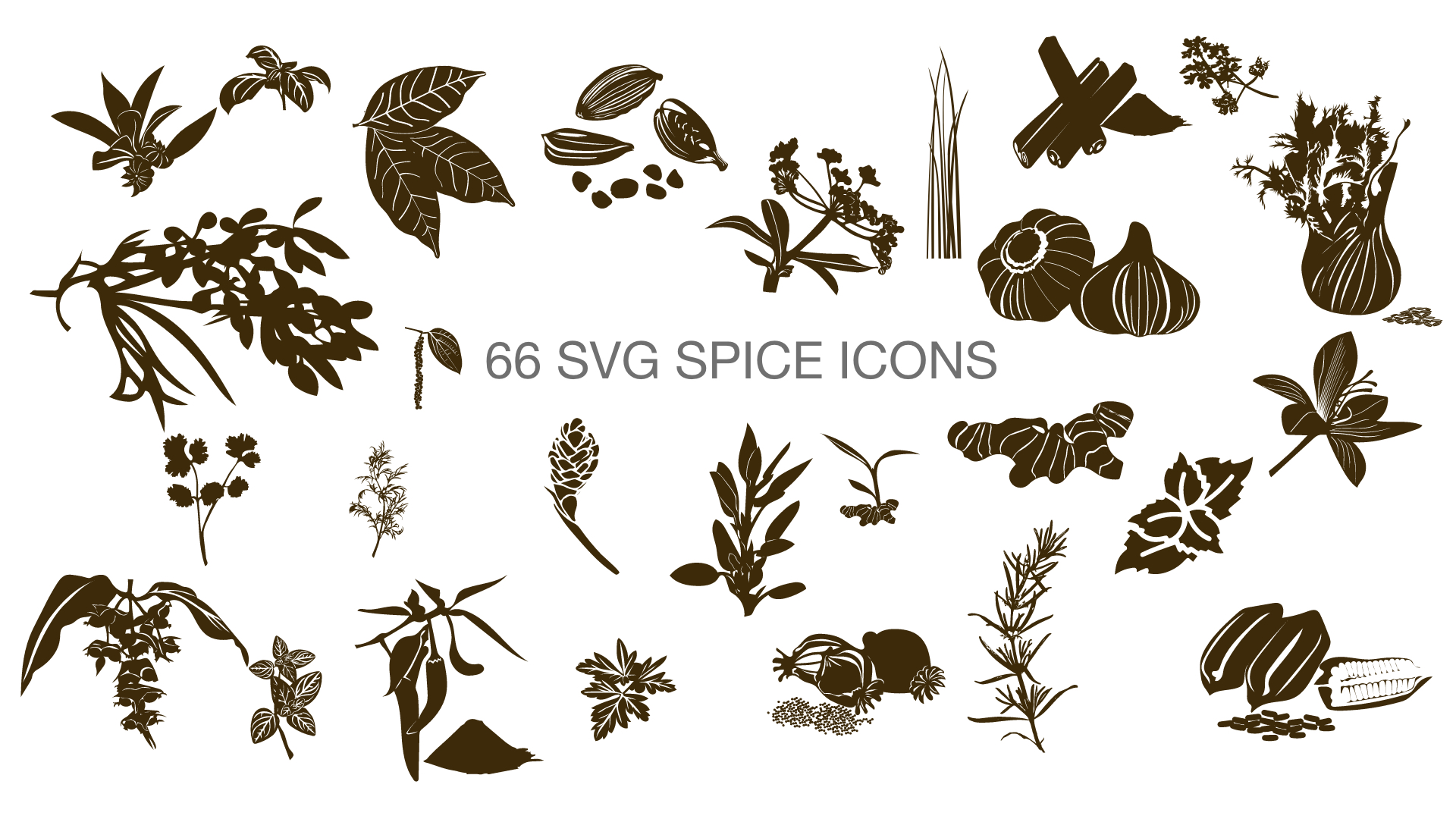spice icons designs by Derrick Fludd